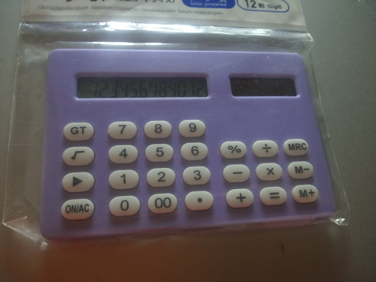 test ツイッターメディア - #ダイソー ソーラー電卓。１２桁。以前、ビジネス電卓として売られていた電卓。この手の電卓は１２桁以上入れるとオーバーフローエラーになる。　#daiso https://t.co/VwHYKYqOEB