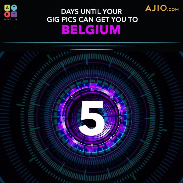 AJIOLife's tweet photo. Only 5 days left until your Gig Pics land you an all-expenses-paid trip to the biggest EDM fest in Belgium! To enter the contest,
1. Upload your gig pics on Instagram with #DressedToGig
2. Tag and follow @AJIOLife
Have you Pic'd your Gig yet? #DressedToGig #contest #Instagram https://t.co/El0LMD1OFe