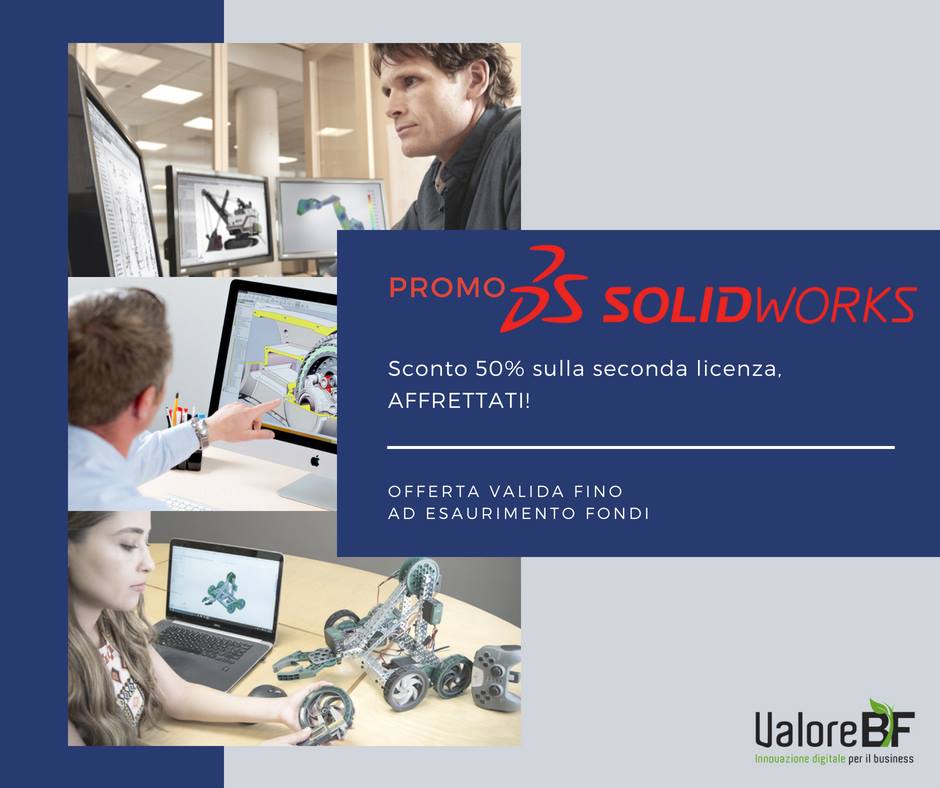 Zoo3Dprinting's tweet photo. Promo #SolidWorks: acquista due licenze, la meno costosa la paghi la metà. Offerta valida fino ad esaurimento fondi. #SW2018 #SolidWorks2018 👉 Qui per saperne di più: https://t.co/oeAGGLpr8X https://t.co/tCsVsaiMS6