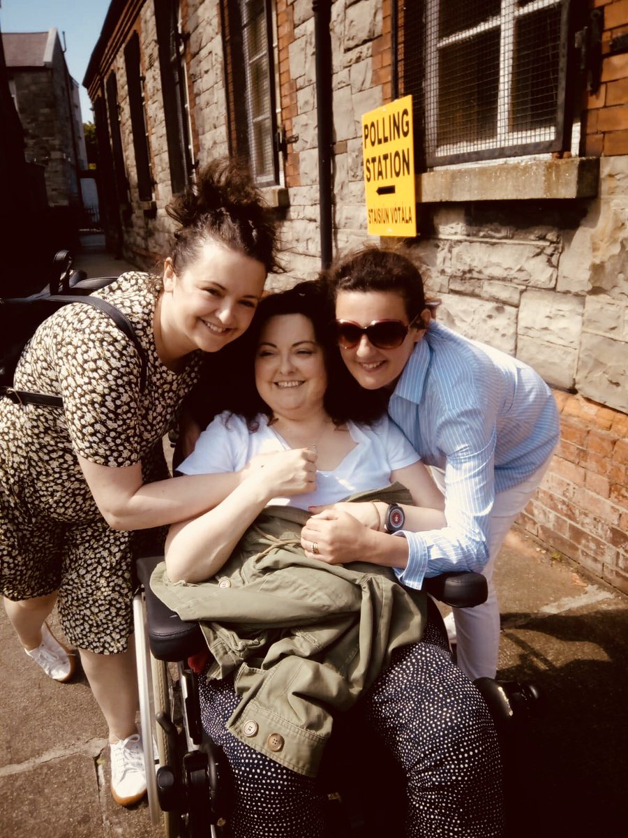 KAYDO6's tweet photo. I did it! I voted for my sisters, my nieces &amp; all across Ireland!!! Special thanks to the team at @ourladyshospice for making this possible! Please donate to them if you can: https://t.co/i3r40MU6Ws 
 #VoteYes #TogetherForYes #RepealedThe8th cc @angela_dorgan @LizzyD5 https://t.co/mmSzFQekke