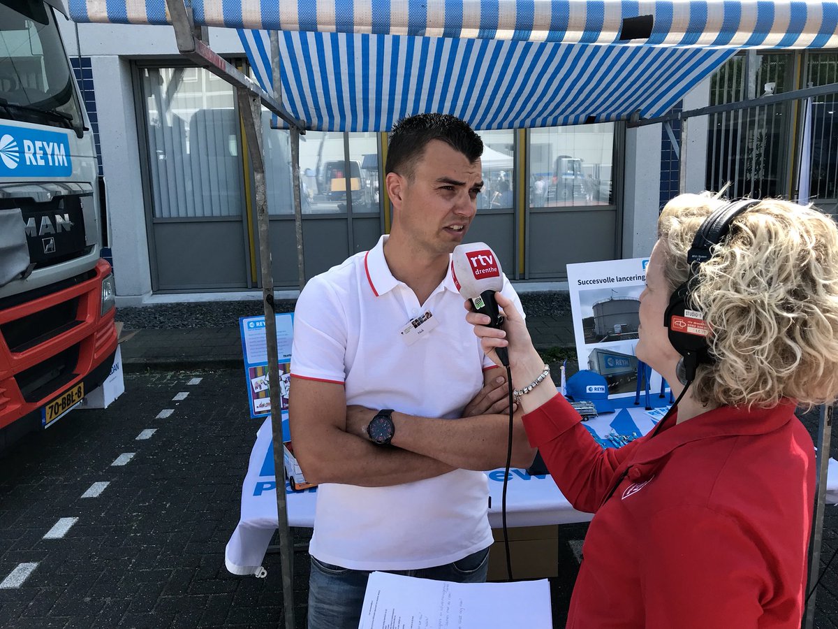 Vandaag is Reym aanwezig op de Open Dag van de NAM. Dit naar aanleiding van 50 jaar in Assen. RTV Drenthe interviewt onze collega Nick Kappen.