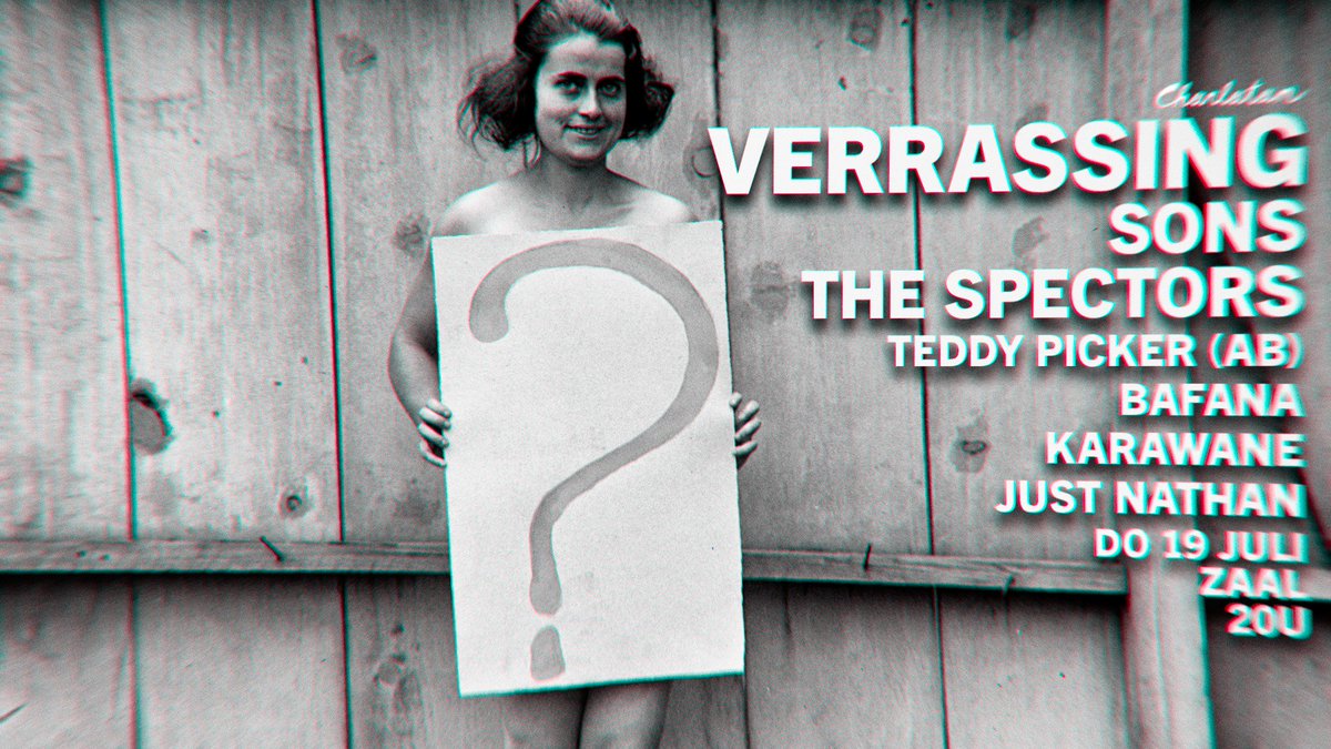 3 top concerten! #GF18 VERRASSING, SONS, THE SPECTORS do 19/07 #CultureelVerderfgoed tickets:bit.ly/2GRlIzP