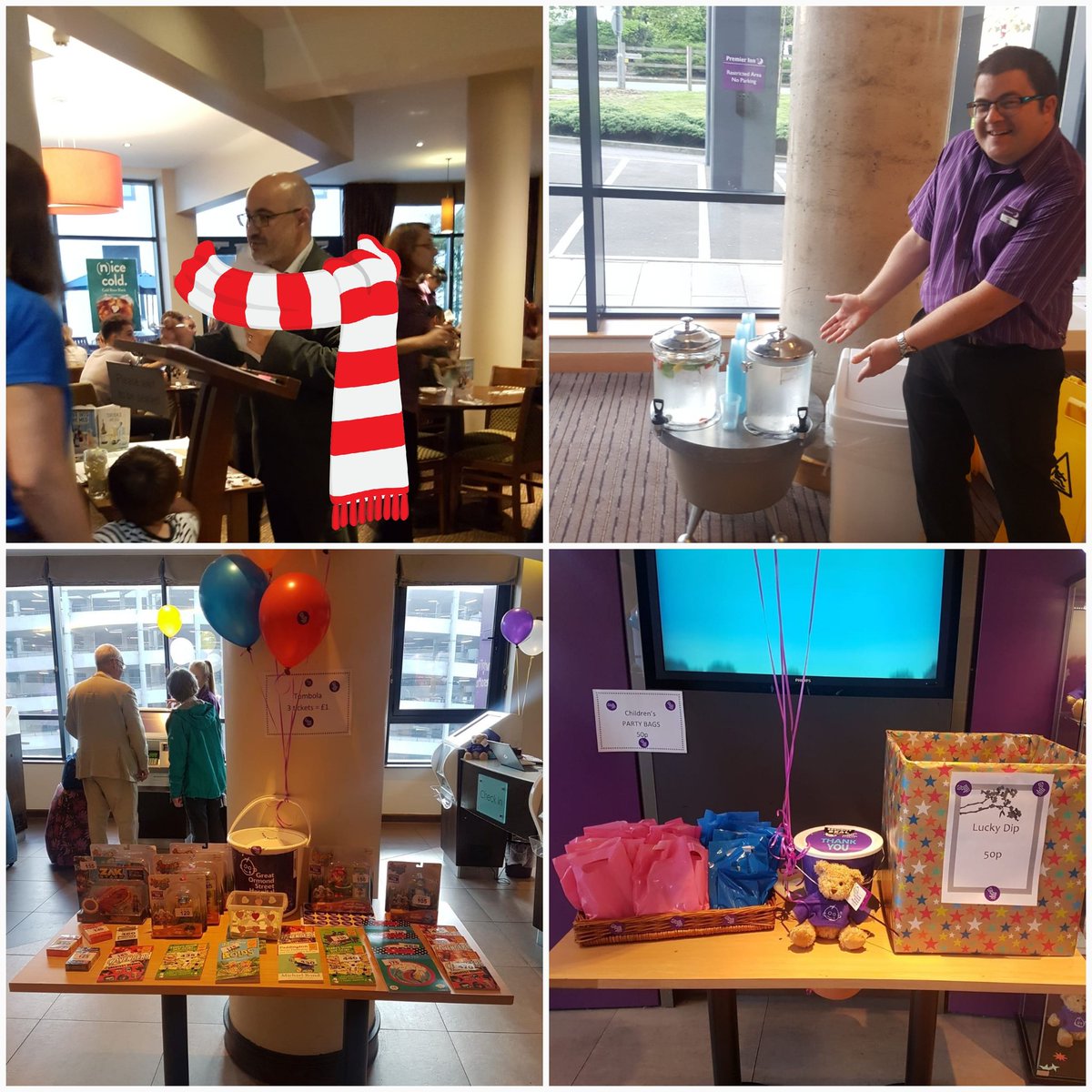 Starting on the right foot to Welcome our 6550 guests &amp; 1318 kids over the bank holiday weekend #Leadingfromthefront #PISUMMERWOW #AIRXPERTS #number1opsteam #raisingforgosh  <a href="/gary_villiers/">Gary De Villiers</a> <a href="/JohnCEnglish1/">John English</a> <a href="/ButcherKatie87/">Katie Butcher</a> @airportsmiles