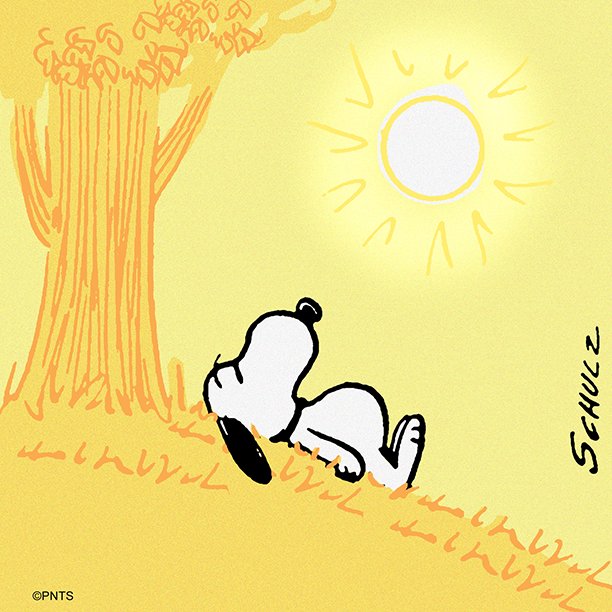 PEANUTS on Twitter: "A relaxing Spring day. https://t.co/IvFVhEMRxw" / Twitter
