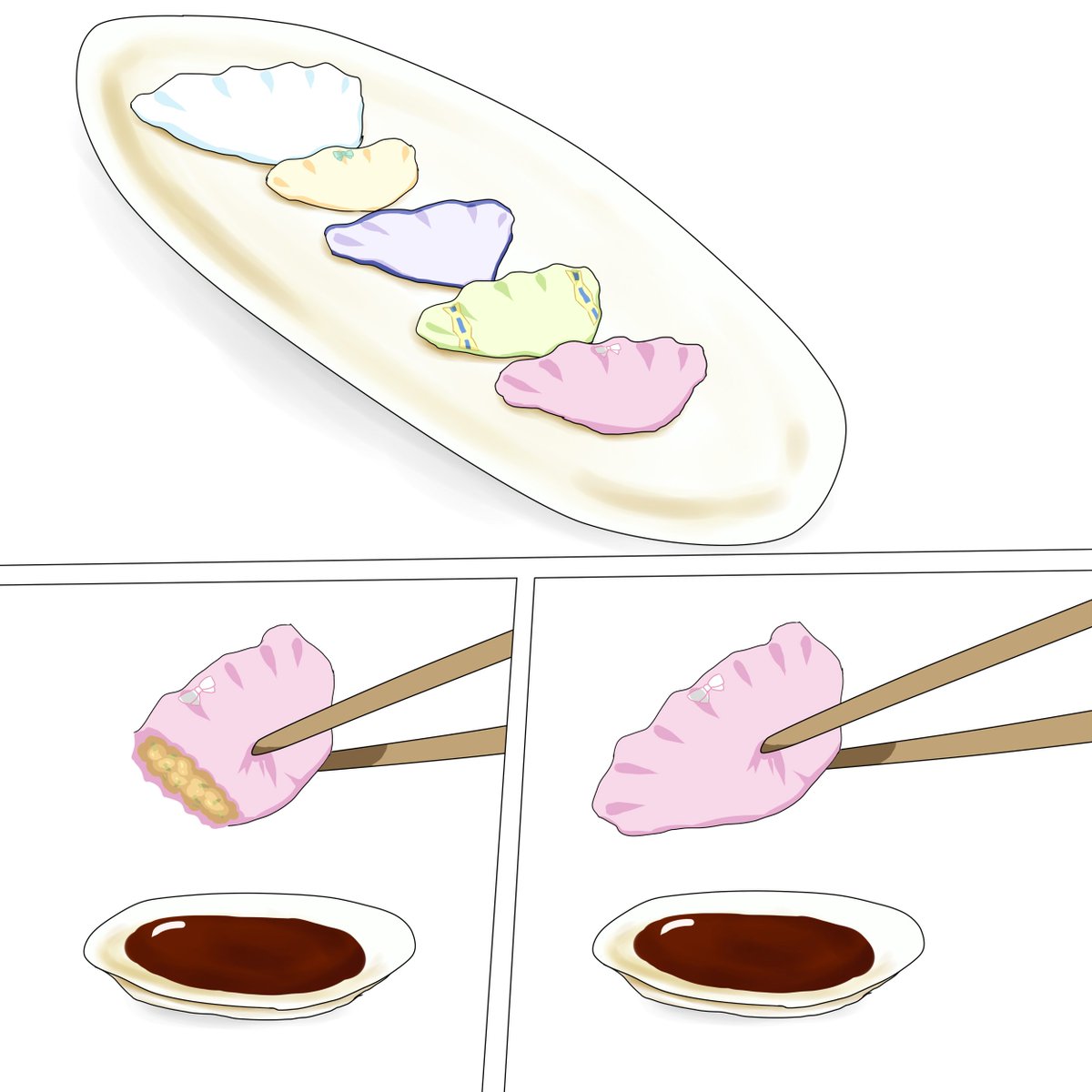 NEOG_90's tweet photo. やっとここ数日描いていた食品化作品が完成しました～！
衝撃のラスト2ページは↓でどうぞ（鬼畜表現注意）
https://t.co/pylw8gl6Os
また、今回は初めて小説作品の投稿もチャレンジしてみました～！
見る人によっては酷い駄文かもしれませんので注意してください＾＾；
https://t.co/Up4KupLj6Q https://t.co/ichfTXw0YZ