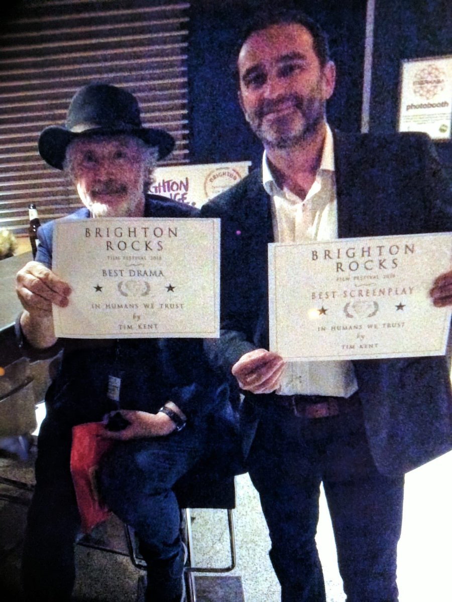 MichellejWright's tweet photo. We won #bestdrama and #bestscreenplay at #brightonrocksfilmfestival for #inhumanswetrust 🙏💕 #gratitude #Filming #shortfilm #letskeepfilmmakingalive #supportingfilms #patrickbergin #timkent https://t.co/l3S6TDBRMv