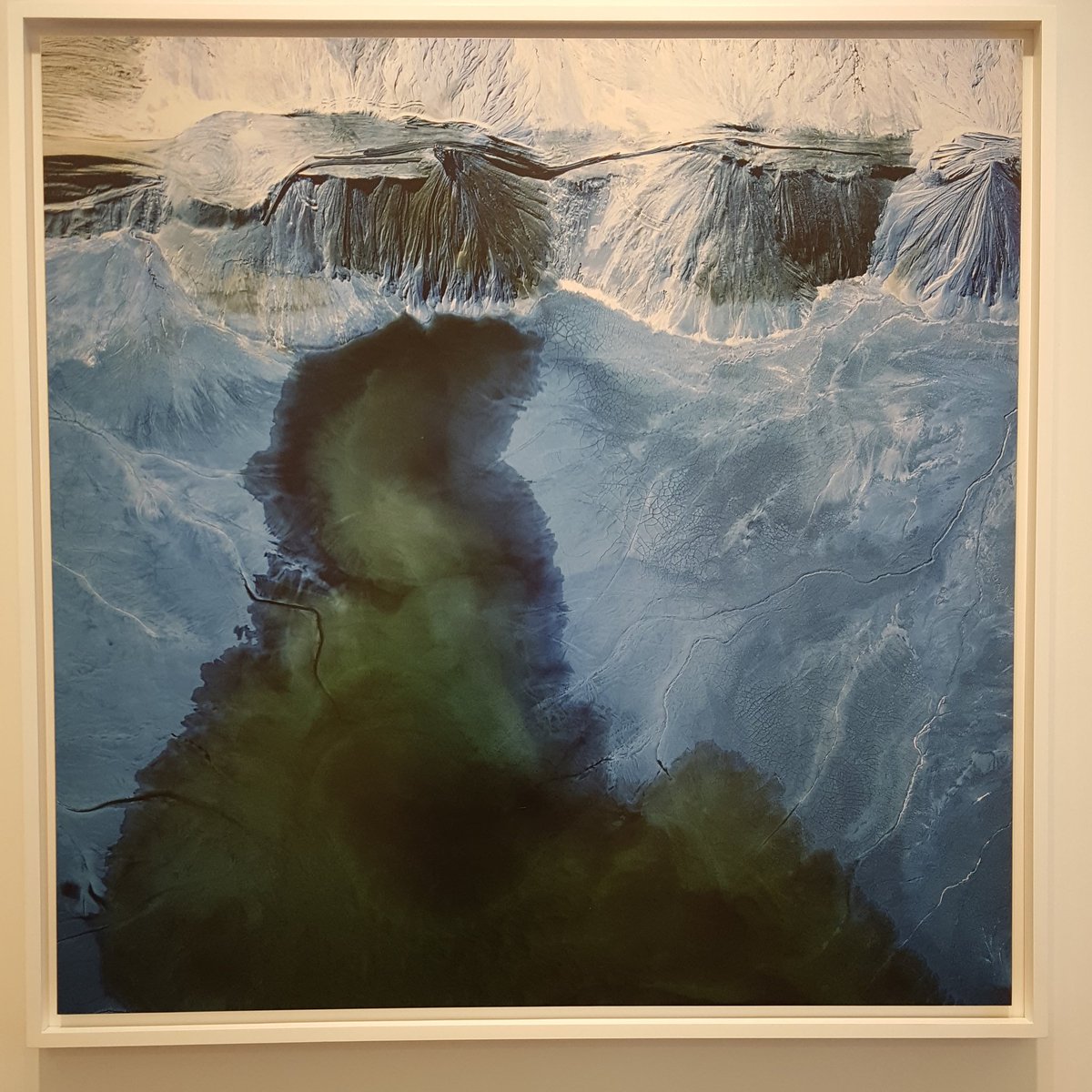 KellzCarr8's tweet photo. George Mason Univ Artsbus, Yancey Richardson Gallery, David Maisel, The Mining Project,  archival pigment print, 48"x48 https://t.co/Q2Sc3F210G