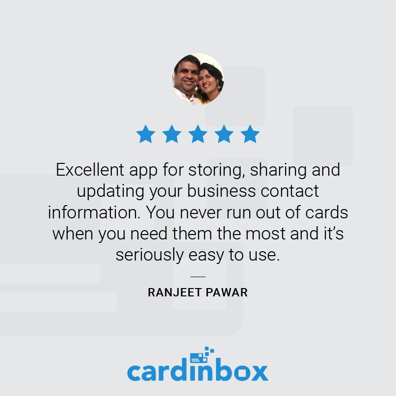 CardInbox's tweet photo. What more can we say… 🙏
Glad you are enjoying #Cardinbox
Download now: https://t.co/WUxv4l3cTr
#Reviews #AppReview #Testimonial https://t.co/QVTKEzupri
