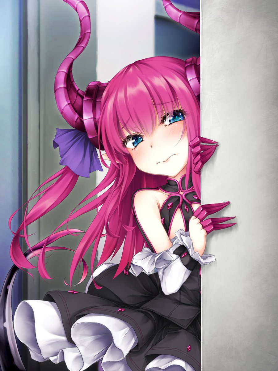 elizabeth_bathory_(fate) ,悪魔ランサー ,elizabeth_bathory_(first_ascension)_(fate) 「マスターと喧嘩して数時間たった頃のエリちゃん
「子イヌぅ…?」 」|沙々々のイラスト