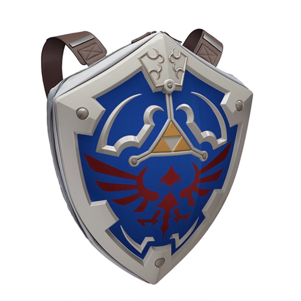 nintencollect's tweet photo. The #DailyGameWear for the first #SNESfriday of our #ZeldaWeeks is this “Legend of #Zelda #HylianShield Backpack” from the folks at @ThinkGeek!
Check it out here on their site and visit some of their other awesome #Zelda items!
https://t.co/g2igtFZO2H https://t.co/KQgQ8u9yog