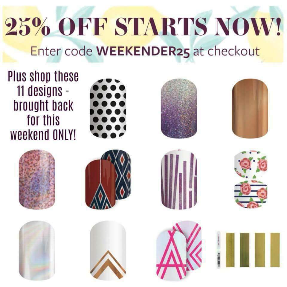 JamWithRuth's tweet image. Some amazing offers over the bank holiday weekend, a great opportunity to stock up from your wishlist and get your summer nails sorted and use WEEKENDER25 to get 25% off! Head to ruth.jamberry.com to get started!

#BankHolidayWeekend #MemorialDayWeekend