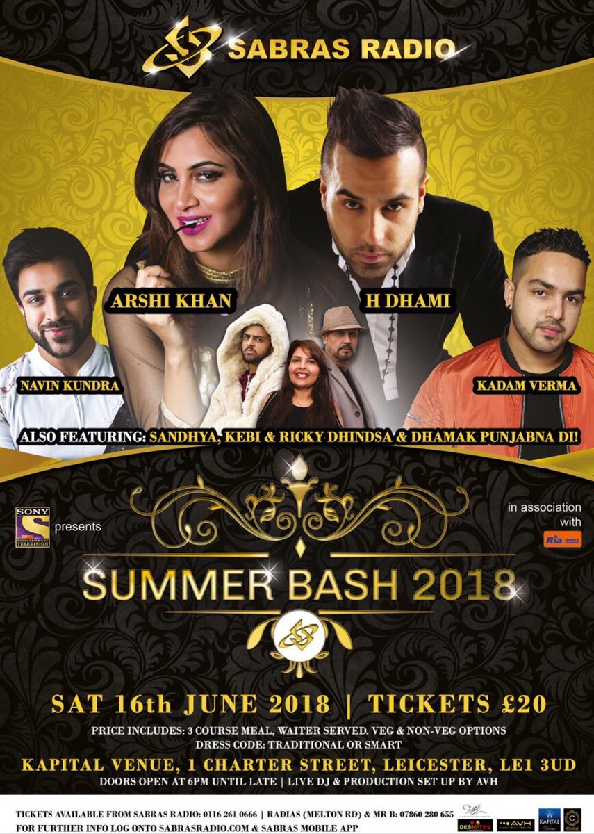 KASHKUMAR's tweet photo. Hosting Summer showdown! @SabrasRadio @ArshiKOfficial @NavinKundra @HDHAMIMUSIC @kadam_verma @RajBaddhan #missyb 🤩 https://t.co/fElllQaOAU