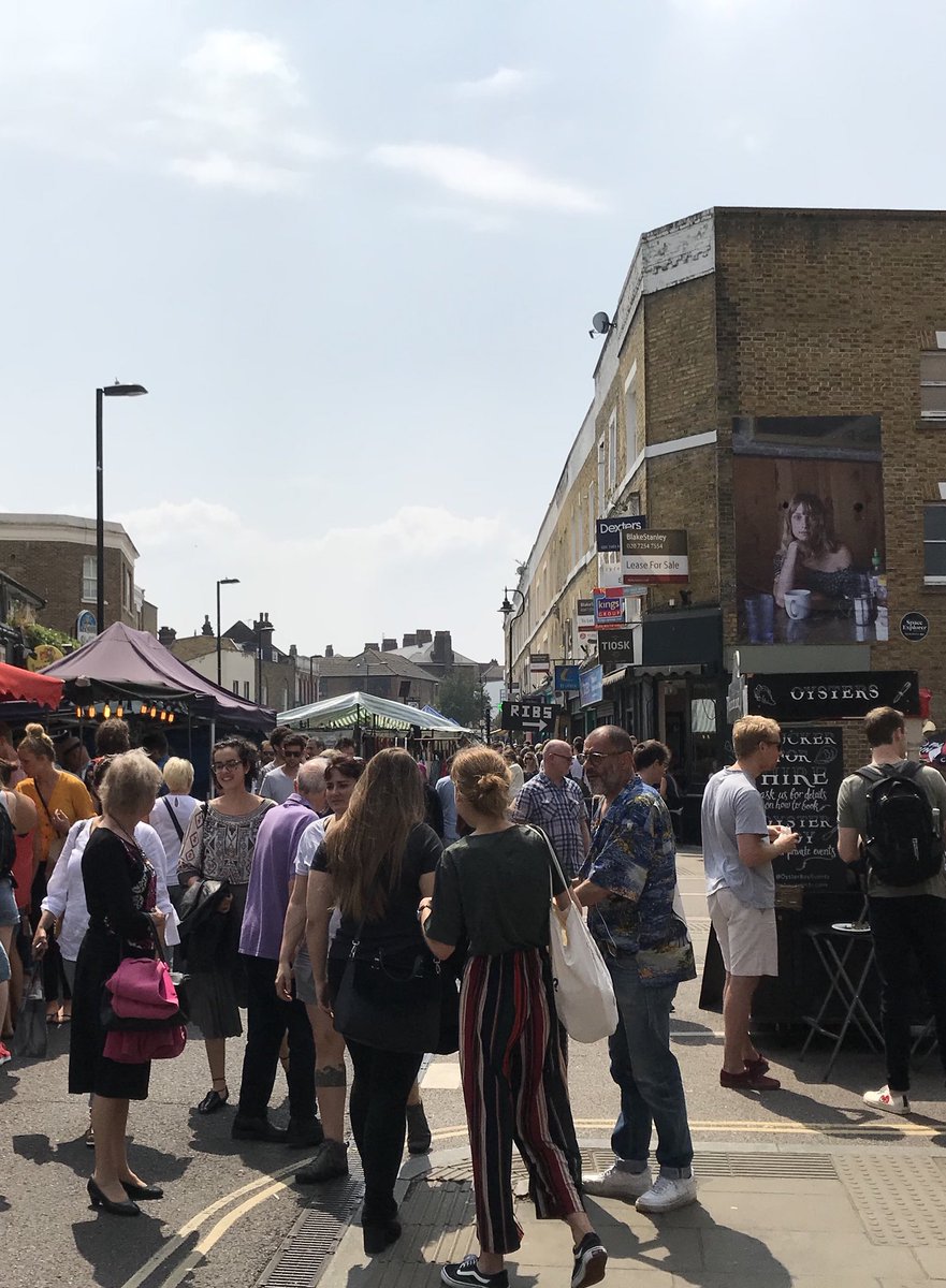 In London and a hungry container buff. Try the foods and more at Broadway Market E8 and visit nearby Containerville start-up workshops