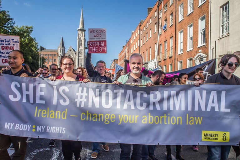 SalilShetty's tweet photo. Well done #Ireland! This was a vote for treating women with dignity, equality, compassion and respect. I salute all those who campaigned for years to make this happen! #RepealedThe8th https://t.co/ss8Zo87VmP