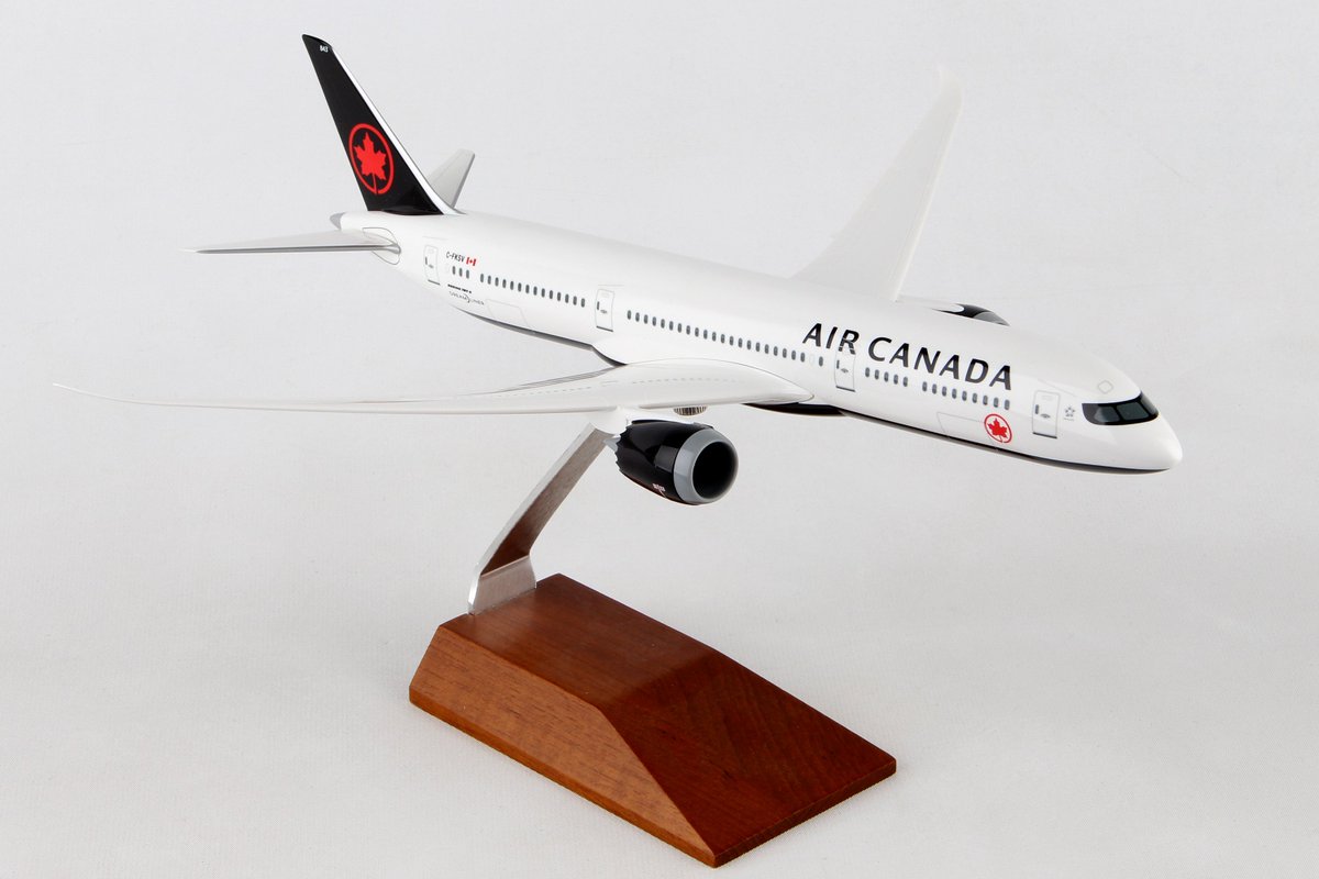 AIRPLANESHOP's tweet photo. SKR5121 SKYMARKS AIR CANADA 787-9 1/200 W/WOOD STAND Now In Stock! $69.95 each. Order yours today! https://t.co/UHeH8us2Ld #aircanada #787 #skymarksmodels #boeing #skymarks #1/200 #airplanemodel #modelairplane https://t.co/ebVixJX9uR