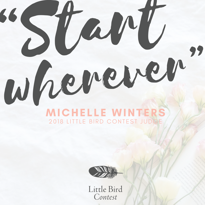 SarahSeleckyWS's tweet photo. One of the hardest parts of writing is just getting STARTED. So stop overthinking it and just start—wherever. The #LittleBirdContest closes on June 1st: https://t.co/oZc44tflos https://t.co/yBj4PSuHWe