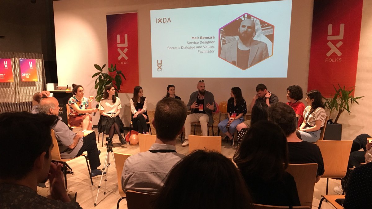 UXFolksTeam's tweet photo. “Socratic Dialogue”
Meir Benezra

#uxfolks #ux #uxevent https://t.co/5DJUu8XDNS