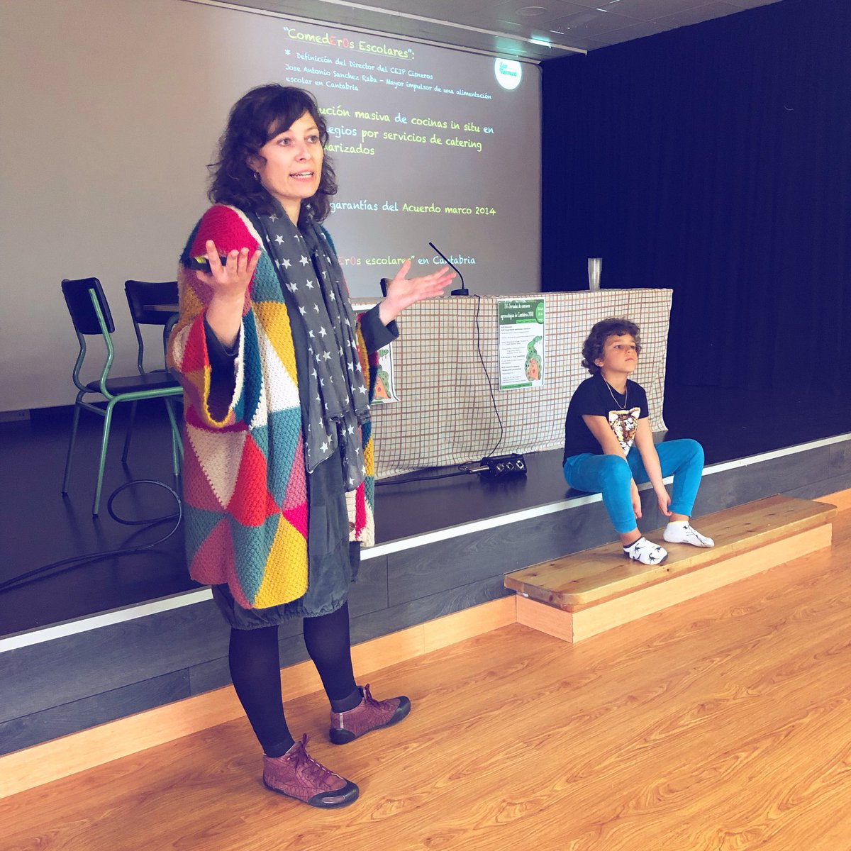 Maybe nuestra Presidenta de EcoTierruca en las IV Jornadas de #ConsumoAgroecologico de #Cantabria. Hablaremos del presente y del futuro de nuestros #comedoresescolares