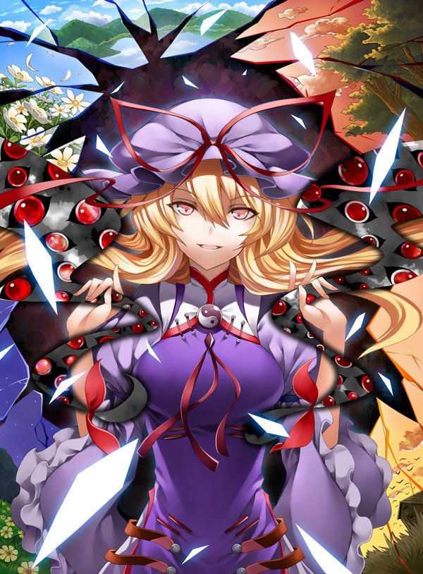 全国の東方projectファン集まれー 八雲紫 東方project 東方好きと繋がりたい 東方好きな人はrt 八雲紫 紫 かわいいと思ったらrt かっこいいと思ったらrt 美しいと思ったらrt いいねした人全員フォローする