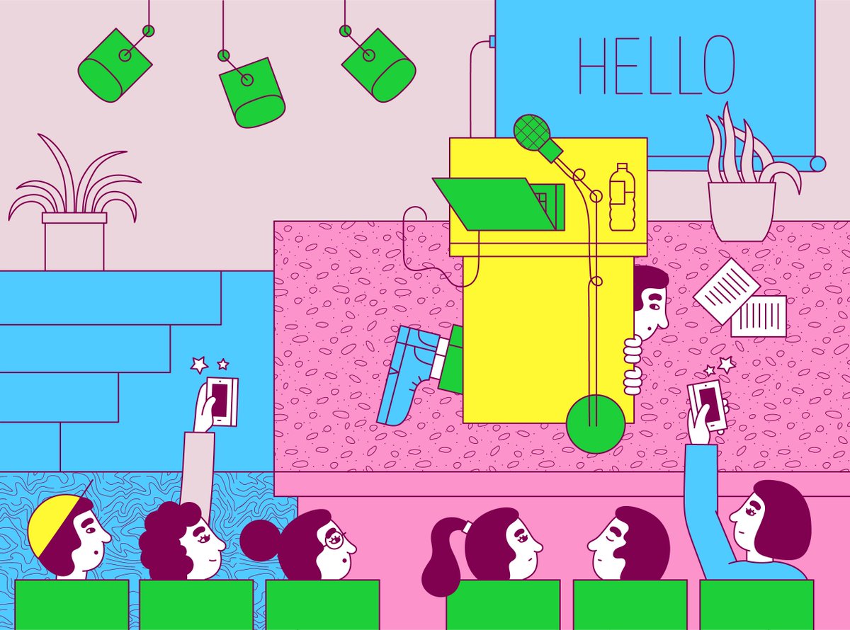 99u's tweet image. Practice makes perfect 🙌 Hear from these creatives on how they’re overcoming the fear of public speaking + why it’s such a valuable skill // adobe99u.co/2jymY1f