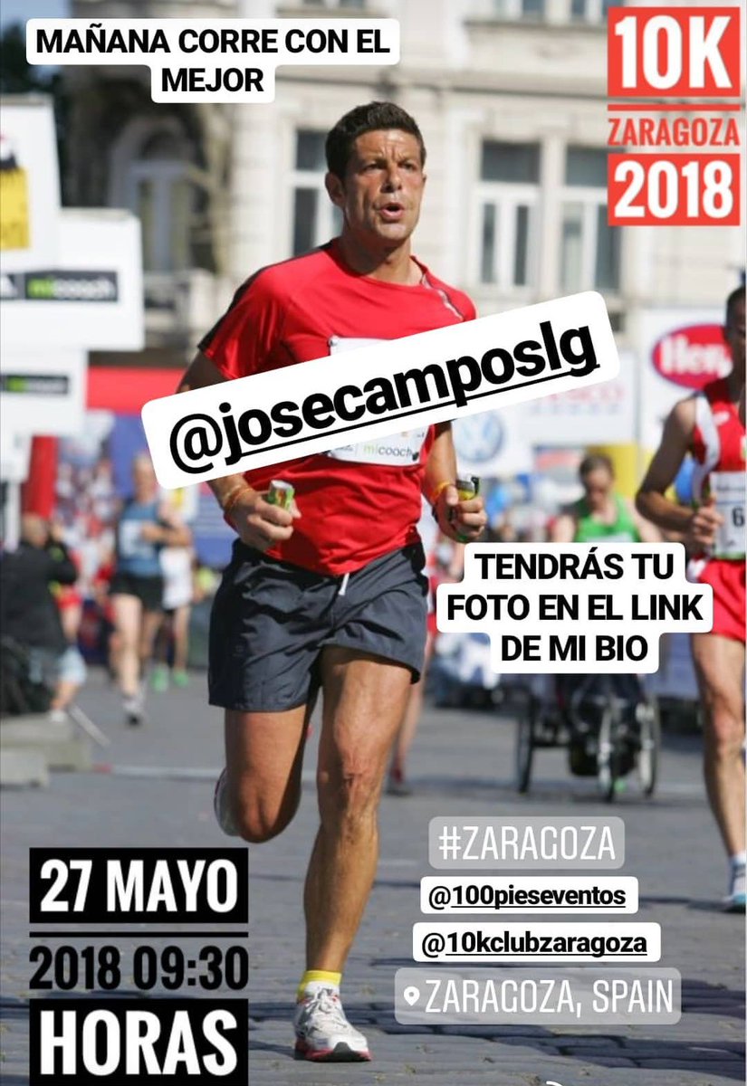 dcamposlaguna's tweet photo. Mañana #10k #Zaragoza todas las fotos de la #carrera. @zgzciudadana @ZaragozaTurismo @guiadezaragoza @zaracopy @ole_zaragoza @SoydeZaragoza @UBDZaragoza @10kZgz @SantiagoGordo1 @orlandosuarez @periodistaslow @huhuzgz @davidjcc_Zgz @eva_mantis @Cristigilg @MBLLEONA @aragonradio2 https://t.co/sI12L9BonX