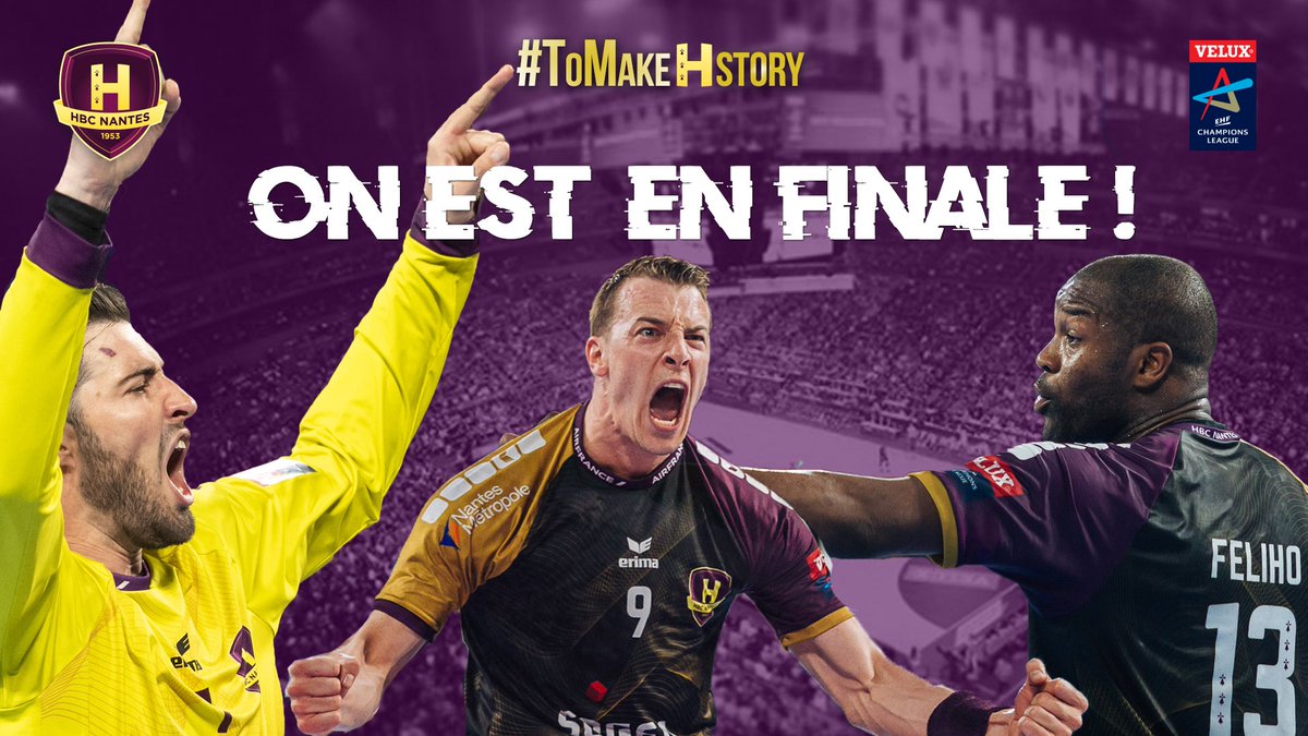 HBCNantes's tweet image. 😱C'est terminé et c'est ÉNORME !
Mesdames, Messieurs, le @HBCNantes est en finale de l'#EHFFinal4.
#ToMakeHstory 👊