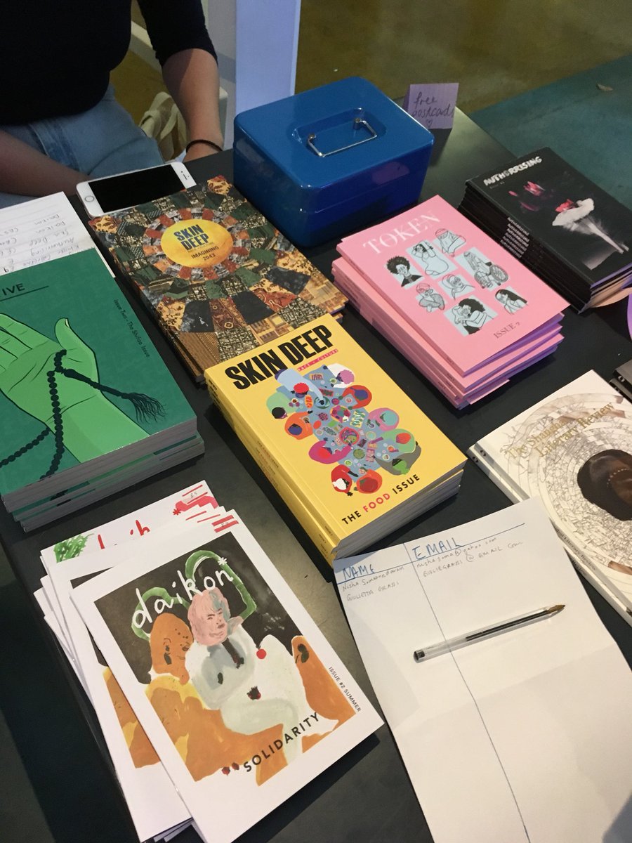StackMagazines's tweet photo. Great zine selection at @BareLit festival! https://t.co/f7UYipYBW0