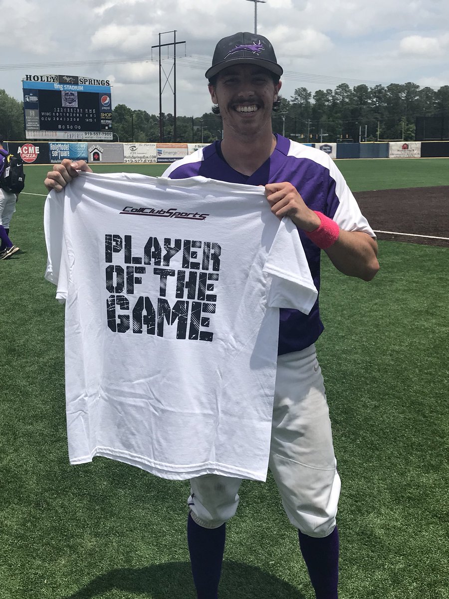 The_NCBA's tweet photo. ::Game 4 Final::
@GCUClubBaseball decisively takes it, 14-4 over @ClubBaseballUW 
Player of the game: Reid Magnaghi
#RoadToHollySprings https://t.co/L9WhlHB75b