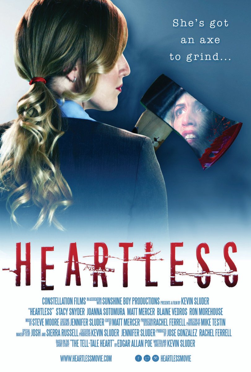 Yo <a href="/kevin_sluder/">Kevin</a> <a href="/jensluder/">jensluder</a> just gave me access to watch Heartless. Very very cool! <a href="/StacySnyderLA/">Stacy Snyder</a> put it down as lead. Got to see <a href="/mercershark/">Matt Mercer</a> play an asshole character, it worked! Going to chat with Kevin and Jen about their work and company <a href="/SunshineBoyProd/">Sunshine Boy Prod Co</a> in a few hours