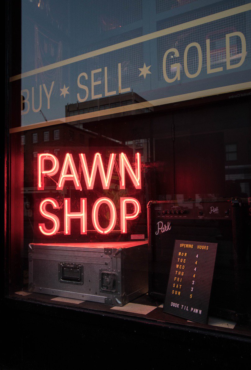 The P.A.W.N S.H.O.P. Where your Saturday night antics begin... #DuskTilPawn