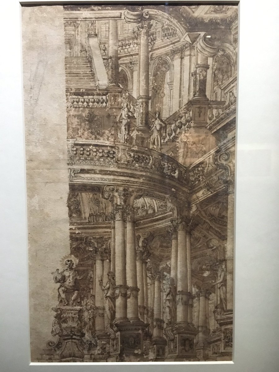 Imagined architecture shows beautiful drawings from @palazzo_cini collection. #imaginedarchitecture #palazzocini #Venezia @la_Biennale #BiennaleArchitecture2018