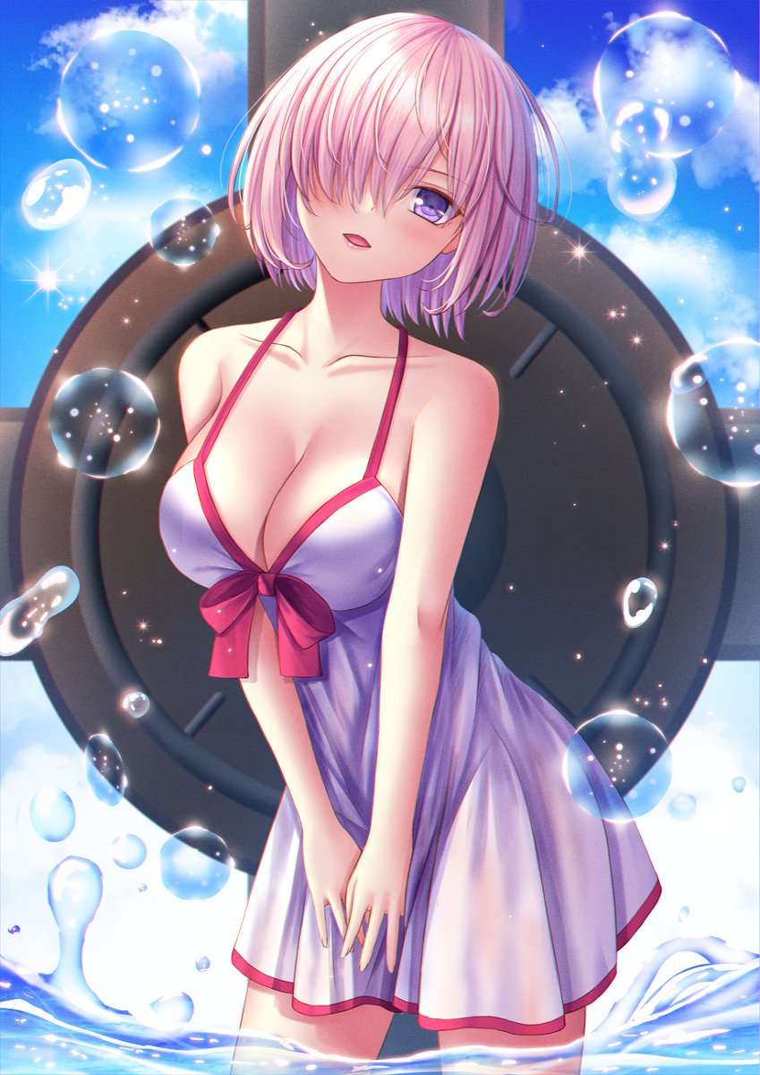 トシ 水着マシュちゃん Fate Grandorder Fgo マシュ キリエライト 水着 T Co Yllqzeexov