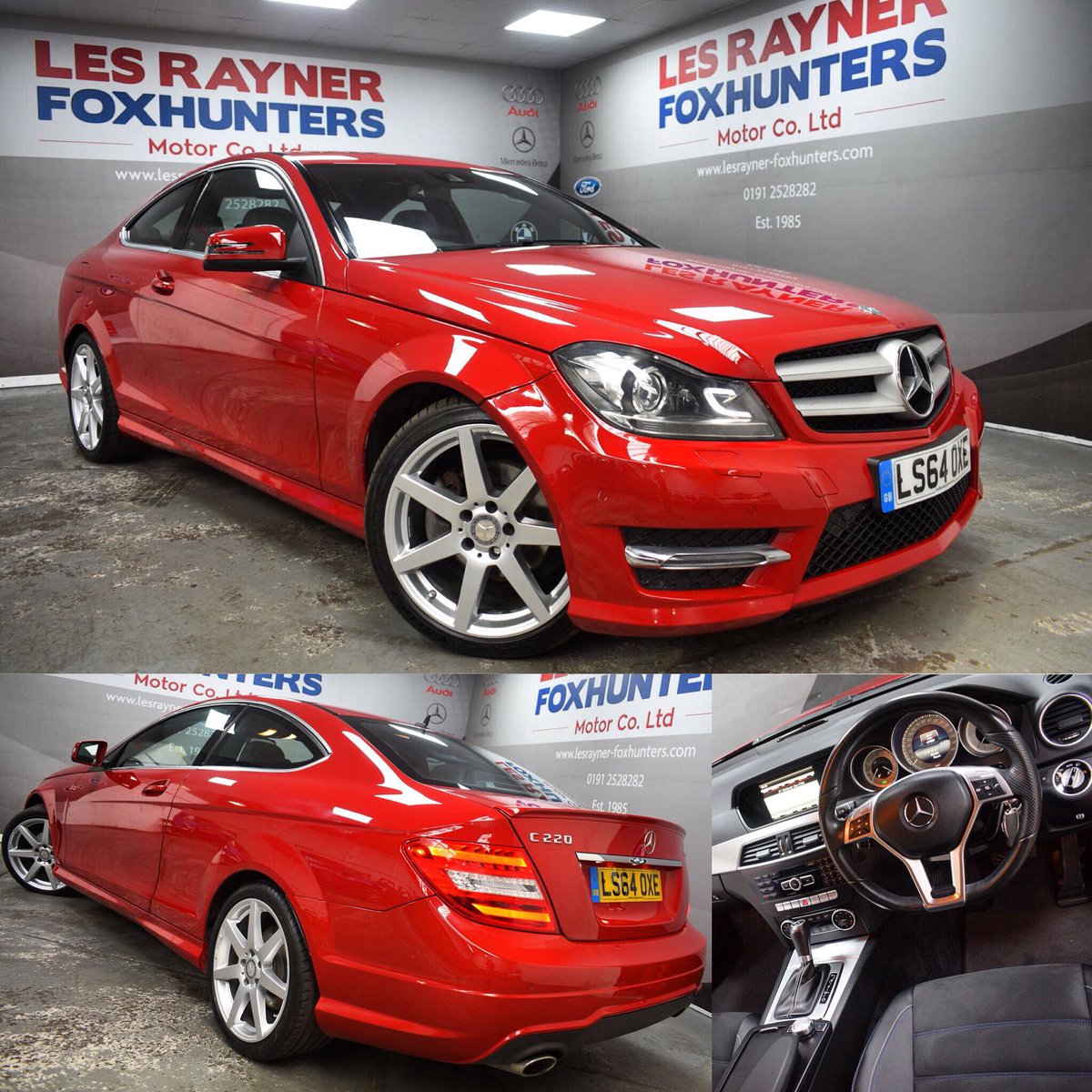 LRFoxhunters's tweet photo. Β£13,499 or Β£295 a month with nil deposit and no finance payment for 2 months!
2014 β64β Merc Benz C220CDi Coupe AMG Sport Auto
18β Alloys, Sat Nav, Leather/Alcantara Heated Seats, Reverse camera & more
https://t.co/n6SUP2Fl0p
0191 2528282
#mercedesbenz #cclasscoupe #amgsport https://t.co/pqNQAL4vli