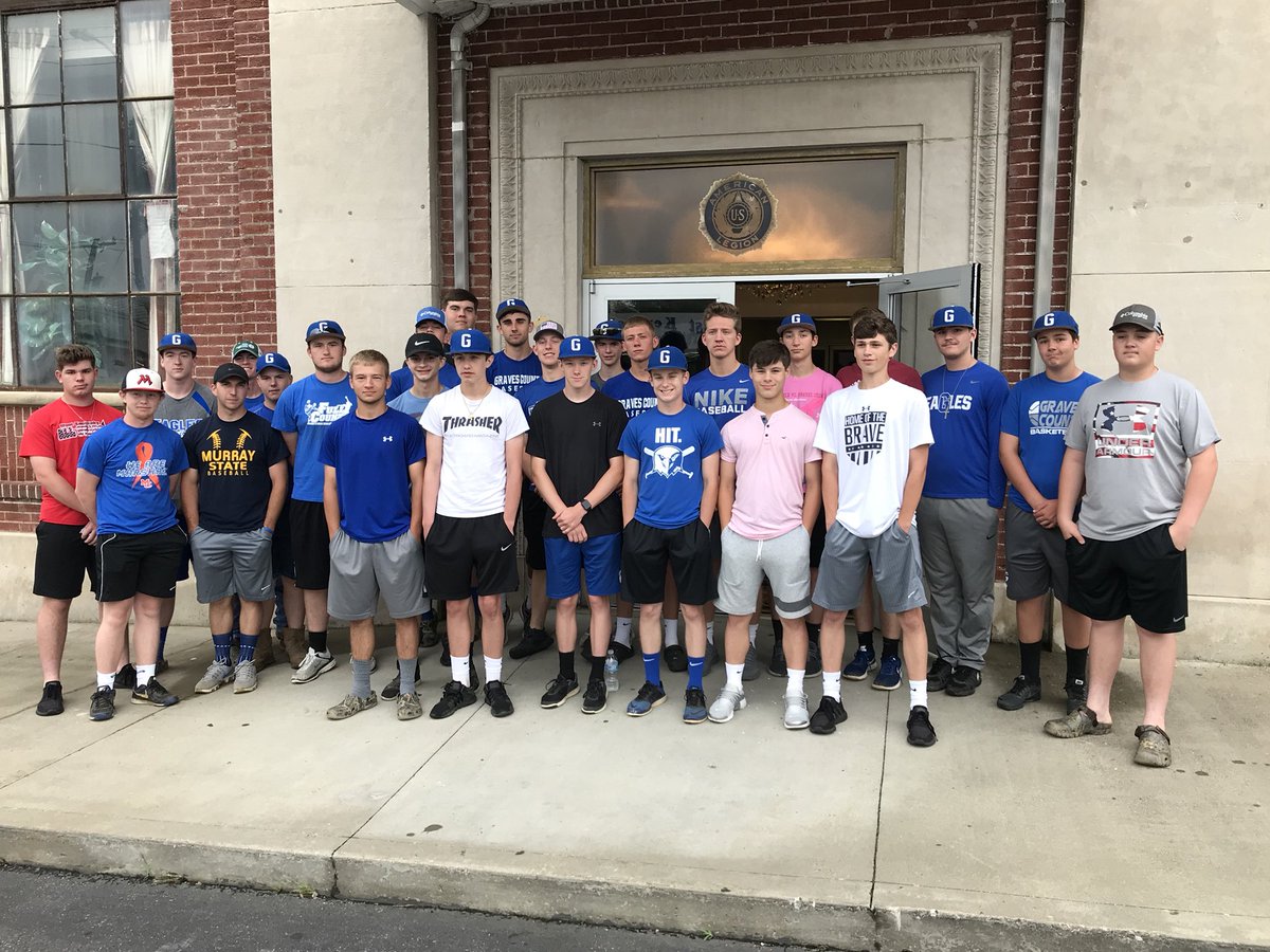 BaseballGCHS's tweet photo. Practice this AM...because there are things more important than baseball https://t.co/efrz63Sf2R