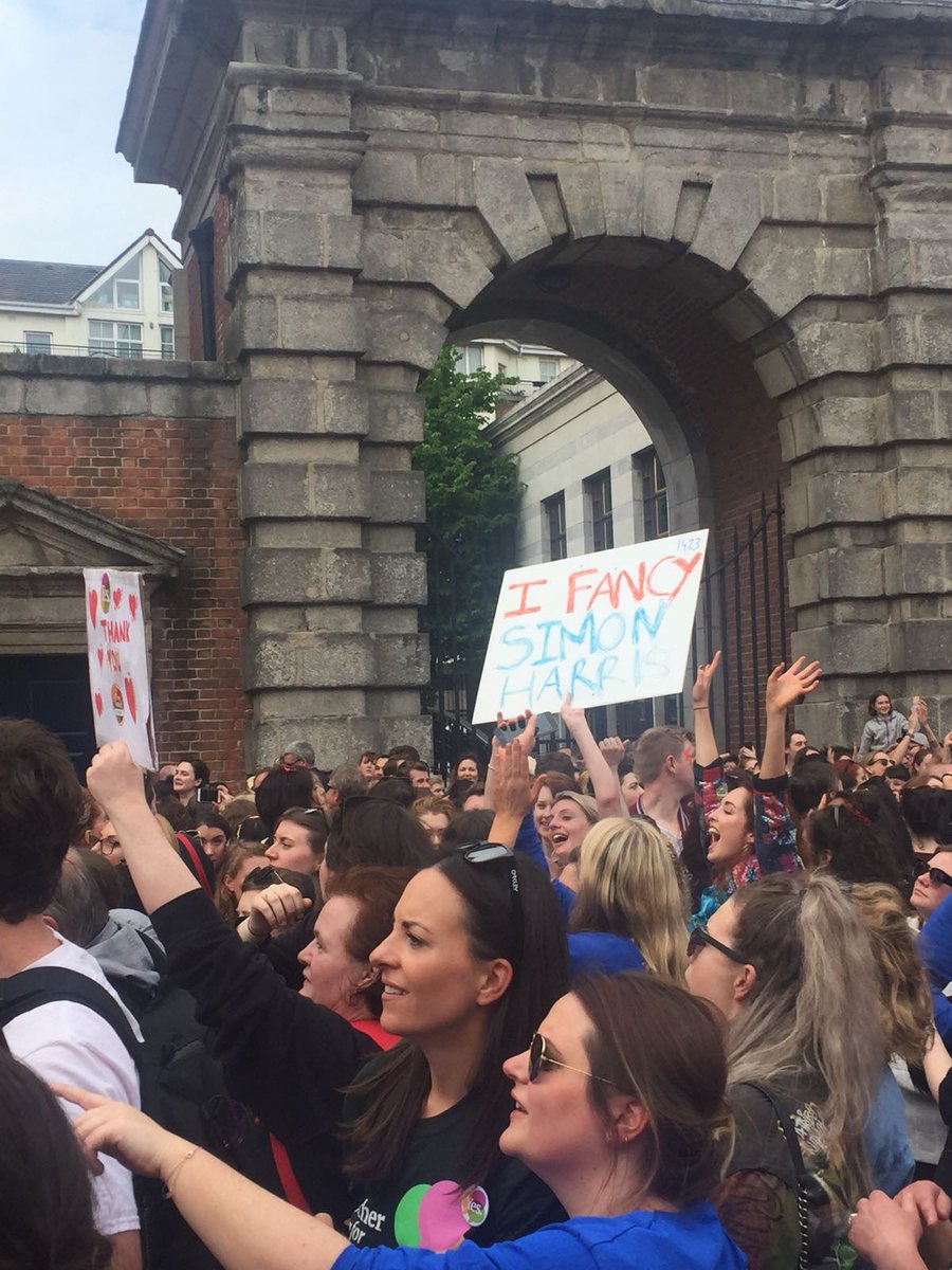 And Dublin castle is now a #simonselfieswoonfest