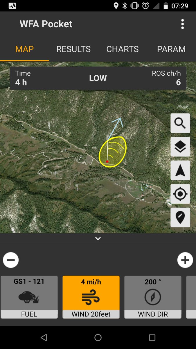 BPietruszka's tweet photo. Validation of yesterdays fire spread on COLPX-358 fire with #WFAnalyst pocket. WFDSS models down, simple, easy way for basic projections. https://t.co/hCaZLZSoM5
