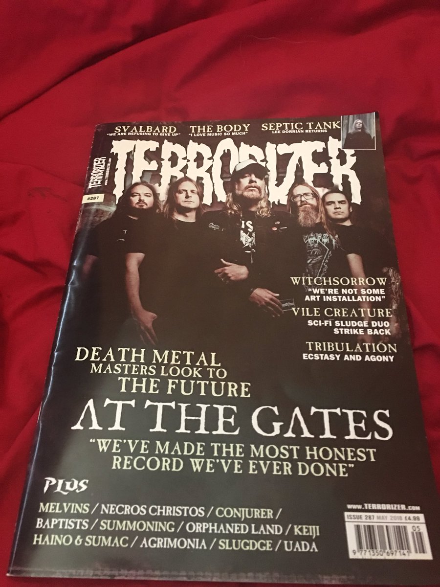 <a href="/Terrorizermag/">Terrorizer Magazine</a> Glad to see your back guys