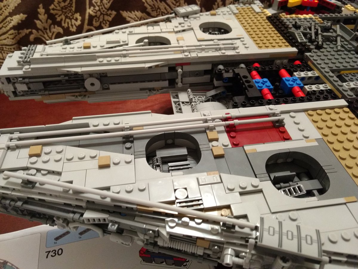 kremlincardinal's tweet photo. "No, no, no. THIS one goes there, THAT one goes there, right?" - LEGO Han yelling every step of the way

Day 10/11 #BuildingTheFalcon progress: entrance ramp, toppage, and most importantly: the quad laser cannon.

"Great, kid. Don't get cocky."

LEAVE ME ALONE, HAN, IT'S MY TOY!! https://t.co/urq3Mp7CiI