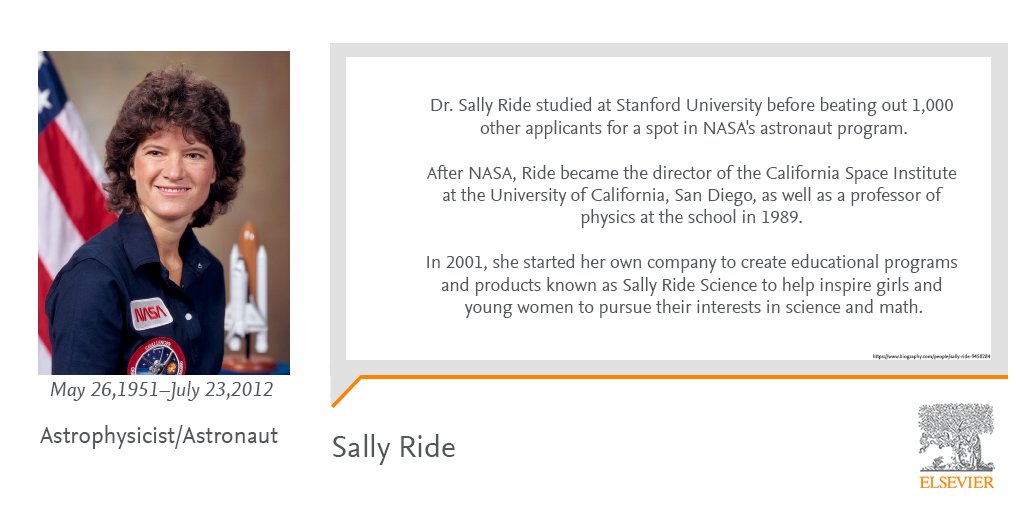 Happy Birthday to Sally Ride; the first American woman to orbit the Earth! 