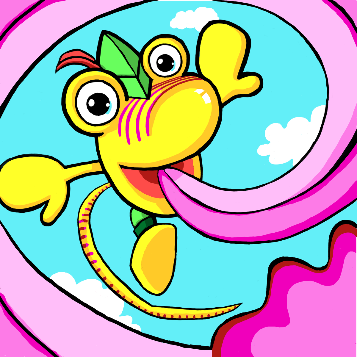 FireTwinGames's tweet photo. The new, more swirly App Icon for Chameleon Swing!

#ChameleonSwing #screenshotsaturday #gamedev #indiedev #gamemaker #gaming https://t.co/jjdbnt6LVp