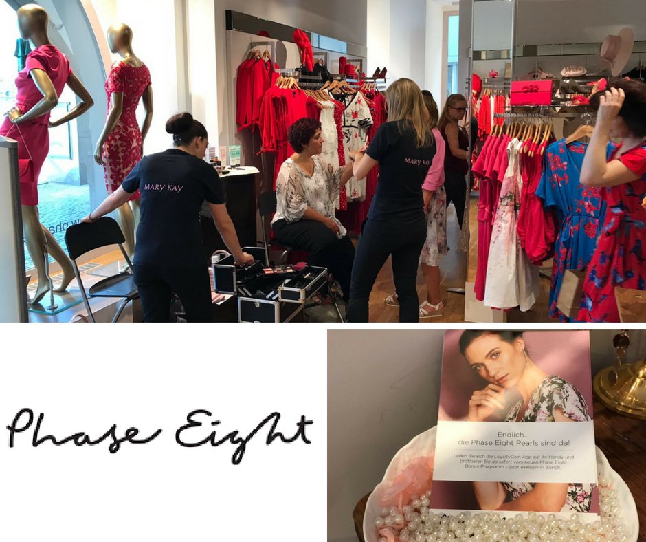 LoyaltyCoin_AG's tweet photo. Was great seeing many of our #LoyaltyCoin app users at the @PhaseEight summer event #Zürich! Customers received a new make-up by Mary Kay stylists matching the beautiful #dresses they chose from the collection. https://t.co/t1ssbbA4em