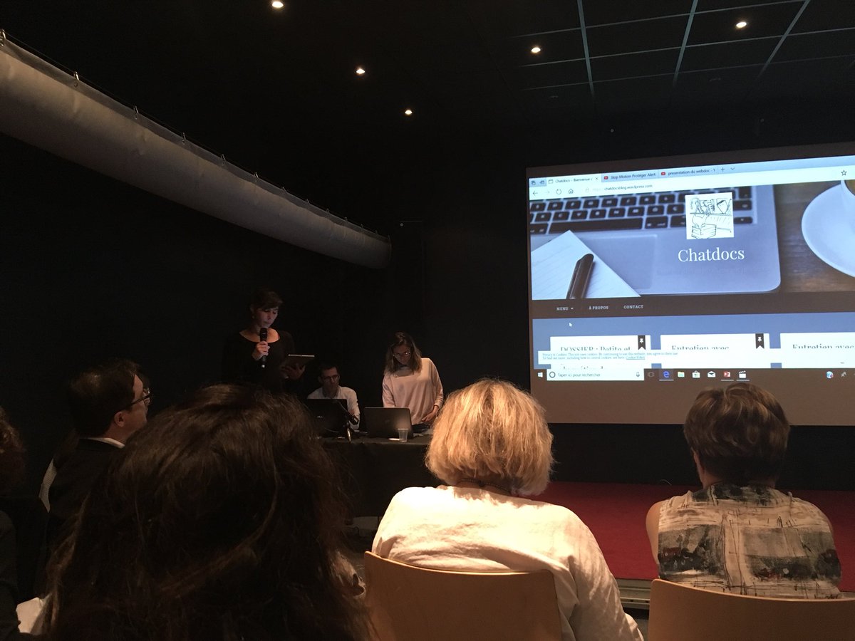 alehmans's tweet photo. @Meefdocbx2018 chatdocs présenté au forum @EducaVox à capsciences un très beau projet https://t.co/x9c4h7qzzv