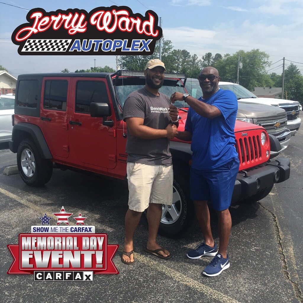 JerryWardAuto's tweet photo. DON'T DREAM IT, DRIVE IT!
Congratulations Nick Crumble from Nashville!! Enjoy your new Jeep from Jerry Ward Autoplex of Union City!!
#memorialdayweekend #MemorialDayEvent #dontdreamitdriveit #Jerrywardautoplex #HottestDealsinWestTN #NumberOneDealer #jeep #wrangler #jeeplife https://t.co/WCecj7U6n7