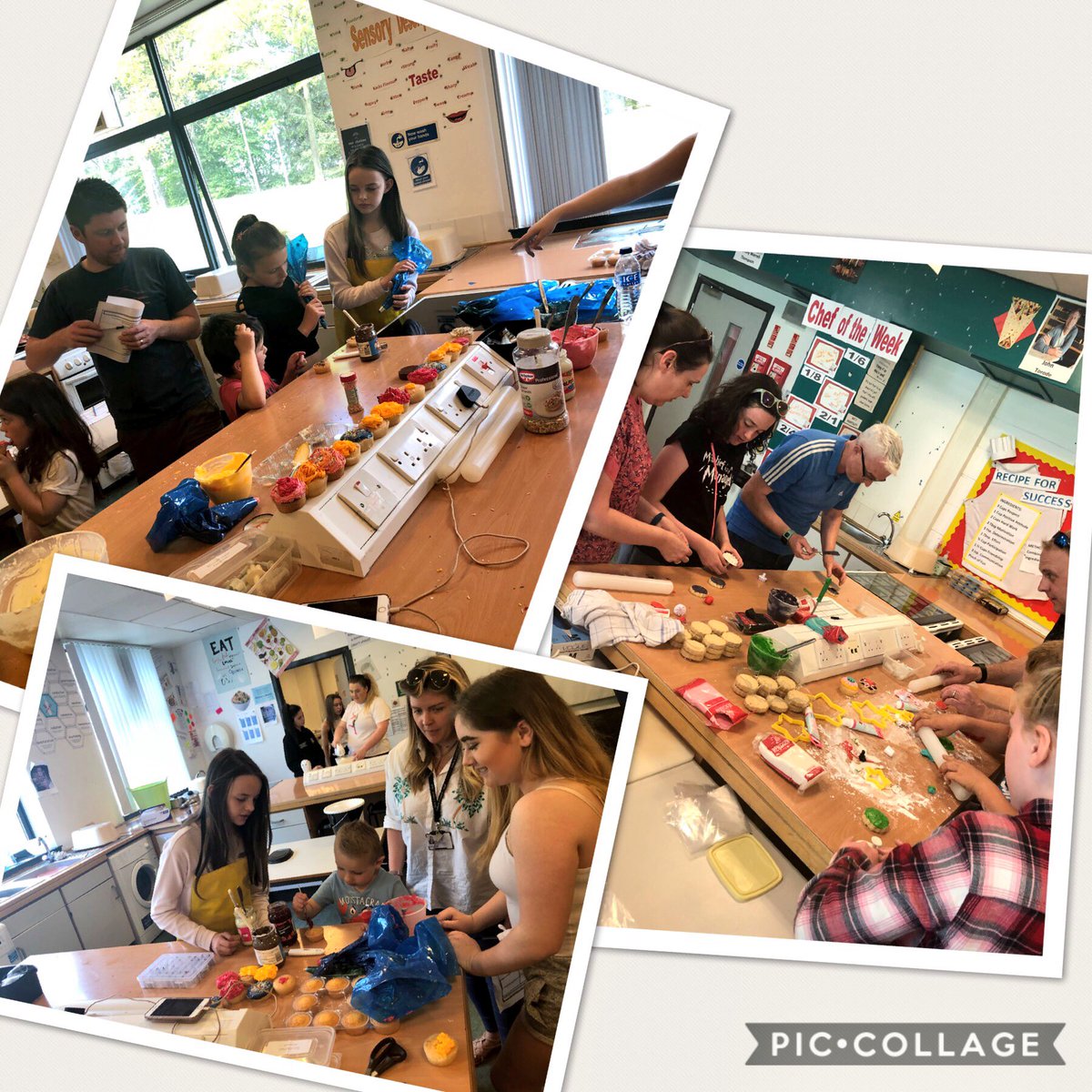 MissKelly_PE's tweet photo. Brilliant turn out at the @BraesHigh Family Fun Day! Well done to the Flourish members Brooke, Hannah & Shannon who delivered sessions on creativity in cake/cookie decorating! Also Well done to Mr Rooney on a fantastic day! ππ¨βπ©βπ§βπ¦π#BraesFamFun2018 #community #confidence https://t.co/AA9dGt4K1t