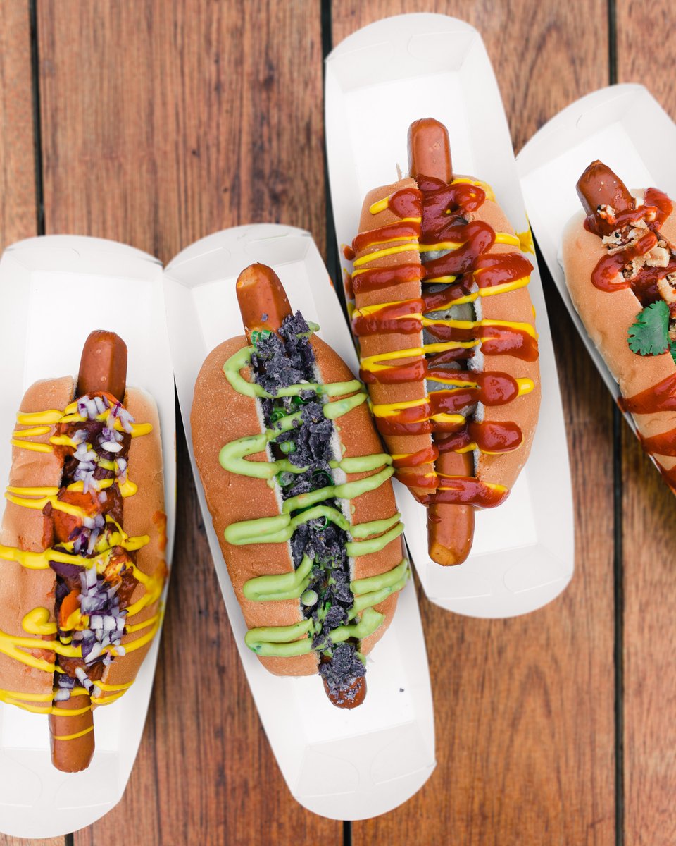 Line em' up and get them down. The range of toppings from <a href="/gooddogvegan/">Good Dog Vegan</a> will satisfy even the fussiest tastebuds. #vegan