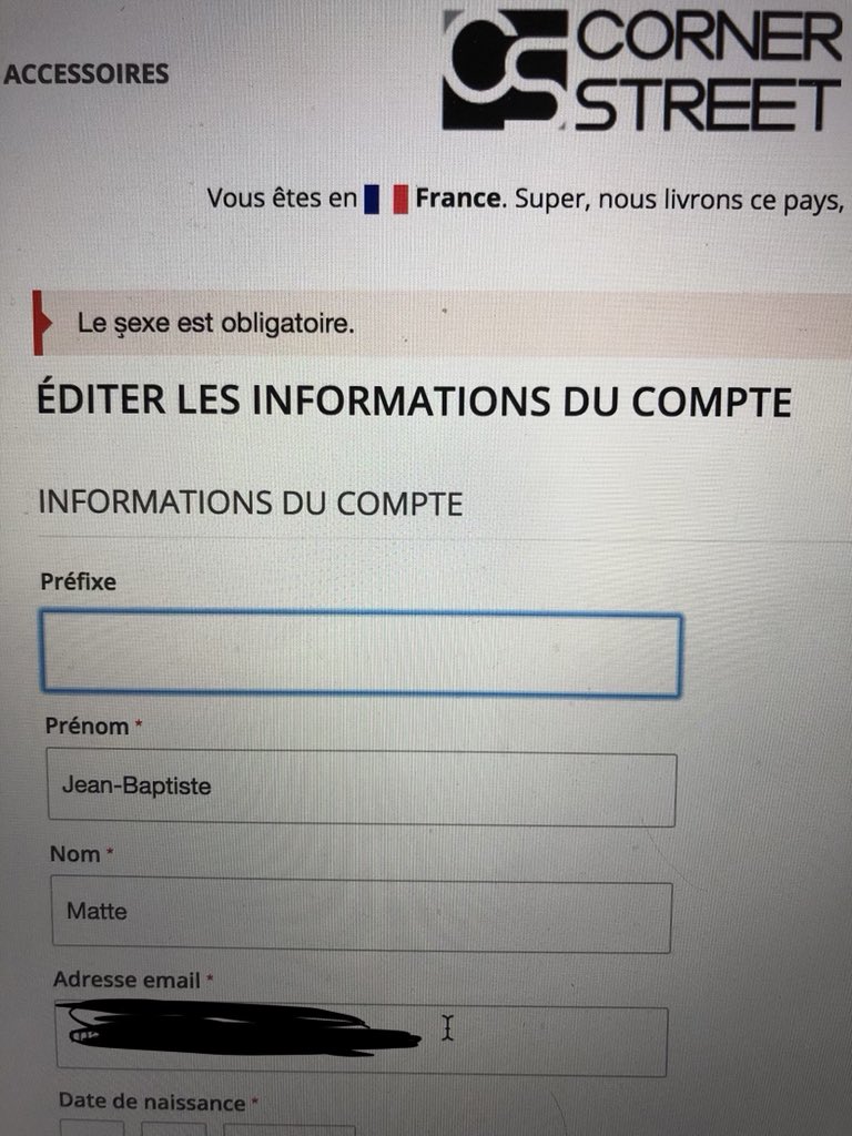 Jaaaybi's tweet photo. C’est 🔥 chez @Cornerstreetfr 😂 https://t.co/ZYuntzCU4Q