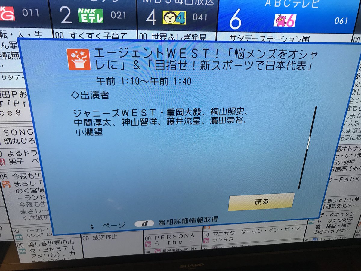 West リアルタイム ジャニーズ