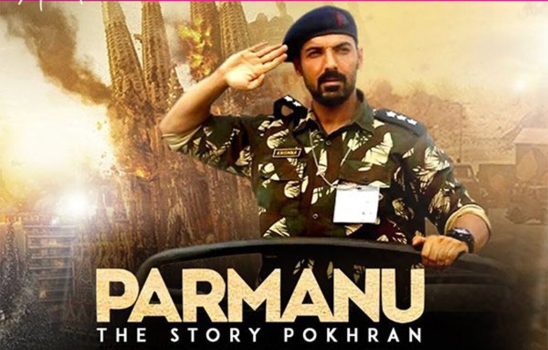 JprViswa's tweet photo. A movie for inspiration! Proud Salute! 🇮🇳🇮🇳#Parmanu https://t.co/N9IzvPTU3E