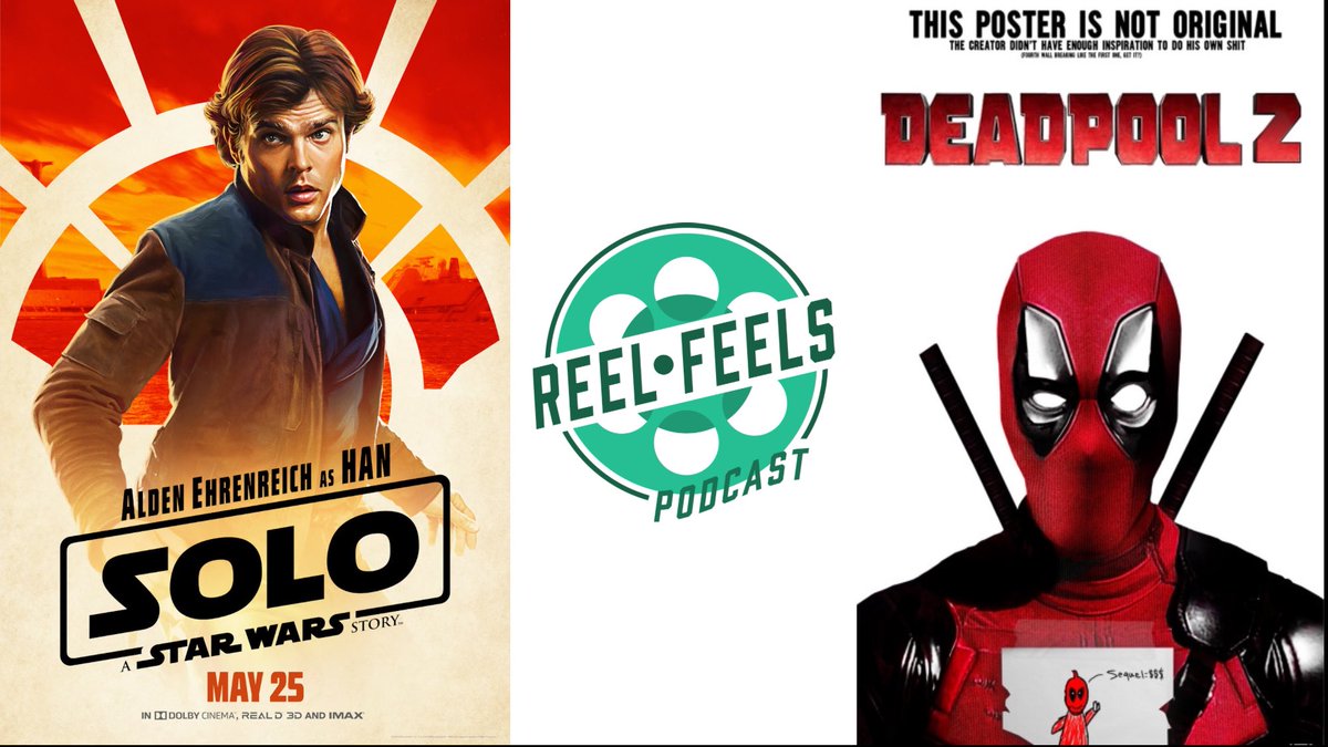 ReelFeelsPod's tweet image. Reel Feels host Drew is heading for a double feature today.  
One has no expectations.  
The other, well another good laugh won’t hurt.  Let’s do this! 
Solo starts at 10, but don’t worry he’ll keep y’all updated.  
#SaturdayMorningMovieMadness #HashtagsAreFun