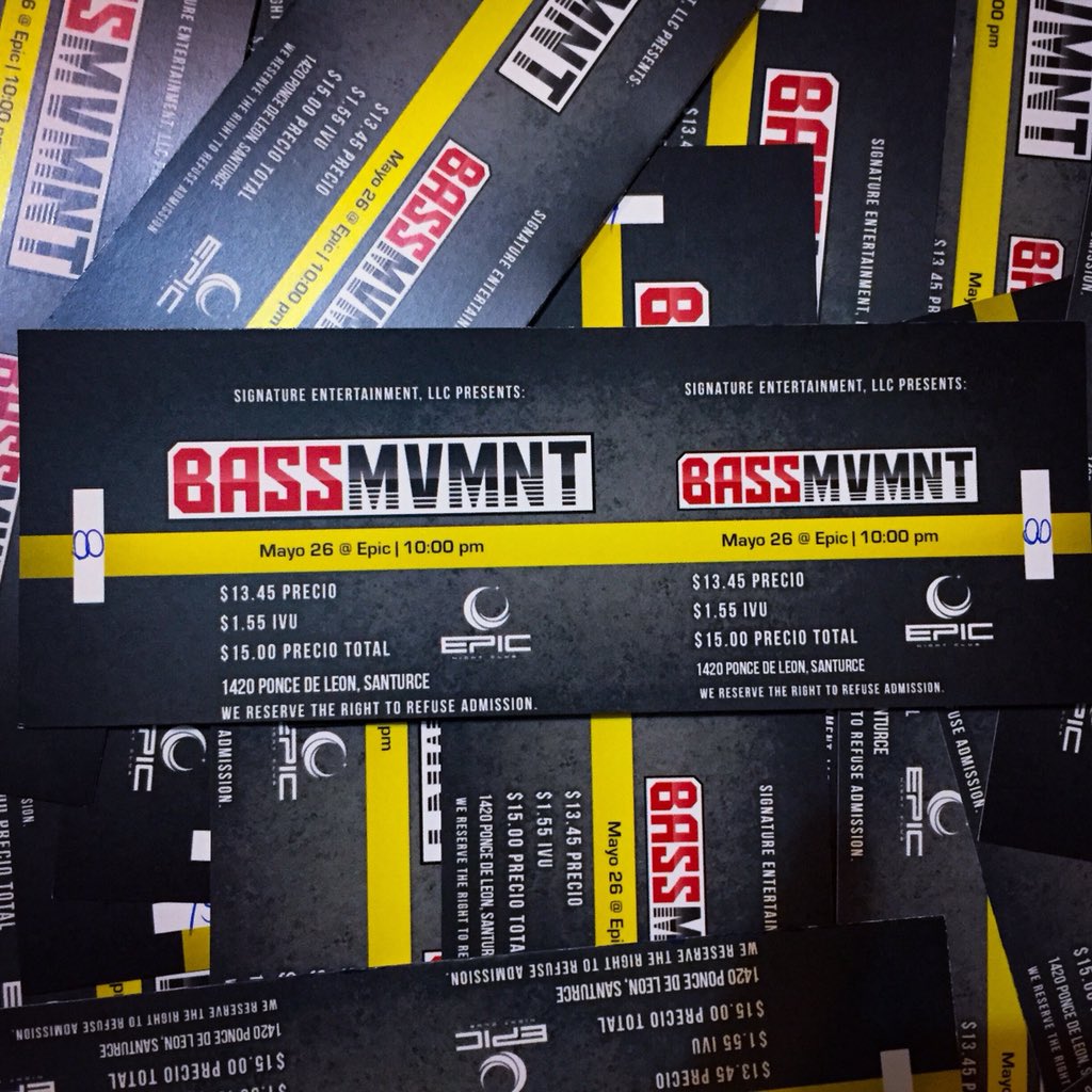 DAMAPROMO_'s tweet photo. BASS NEWS

NEW PRE-SALES 4 THE 
“BASS MVMNT” 
!TONIGHT!
🔥🔥🔥 
*Pre-Sales $10 SOLDOUT
*New Pre-Sales $15 AVAILABLE LIMITED
CONTACT: 787-318-0931
🔊🔊🔊
THIS IS A SIGN OF A MUST💪🏼 
https://t.co/c2a3SJSCEC
#Damapromo #QVLQV #BASSMVMNTPR #UndergroundEvent #DNBPR #BassUnity https://t.co/xhofwCsDb1